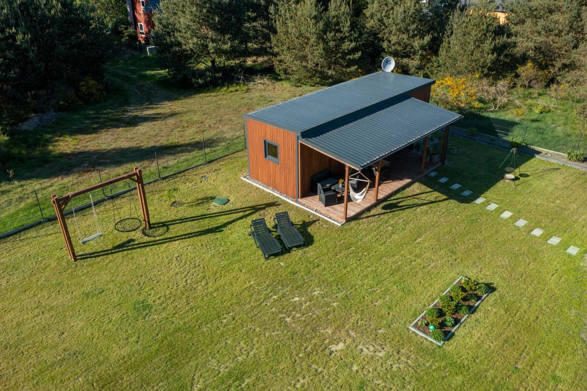 Westfalowachatka Domek Z Jacuzzi Sasino Exterior photo